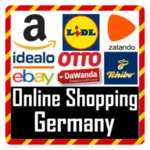 online shopping germany android application logo